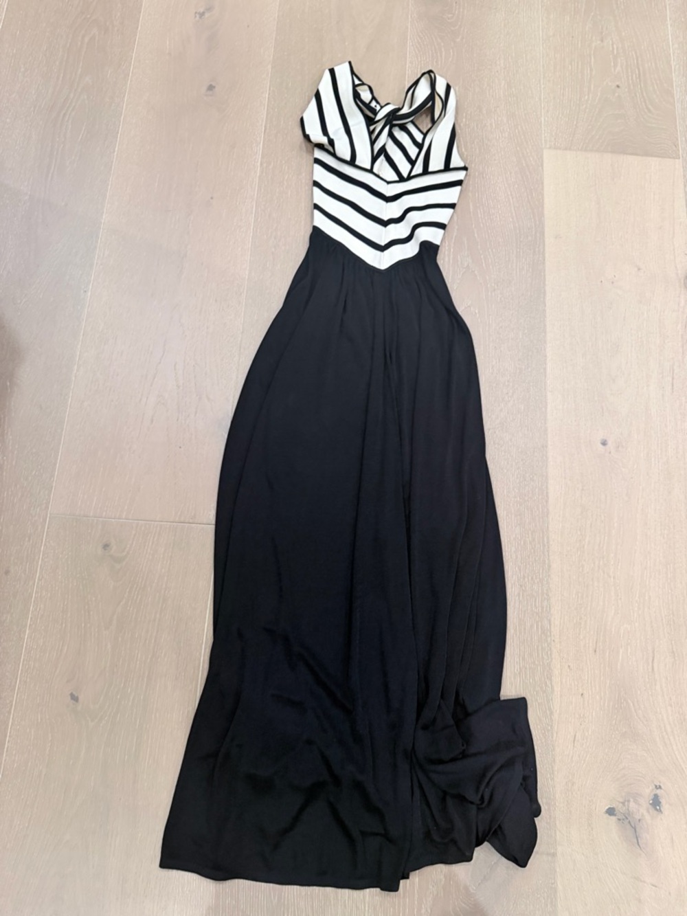 Zimmermann Cream and Black Striped Knit Dress - Picture 4 of 4